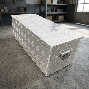 Boîte de rangement extérieure étanche en aluminium avec loquet de verrouillage pour remorque de camion - Product Image 3