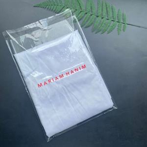 Wholesale Self Sealing Tape Plastic Bags Custom Brand Logo Garment Bag Jeans Packaging Clear OPP Bag for Small Business - Product Image 2