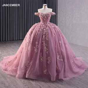 Sweetheart Tulle Quinceanera Dresses For Women Off The Shoulder Ball Gown Lace Sweet 15 16 Dress Rsm241028