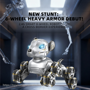 Ept New Arrival RC 8-Bánh Xe Diễn Viên Đóng Thế Trôi Con Chó Cơ Khí <span class=keywords><strong>Robot</strong></span> Xe Điều Khiển Từ Xa Xe Ô Tô Đồ Chơi <span class=keywords><strong>2025</strong></span> Đồ Chơi Với Lights & Âm Nhạc - Product Image 2