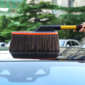 Factory Direct Sales Car Wax Brush With Extendable Handle For Vehicle <b>Cleaning</b> And Dust Removal - Product Image 1