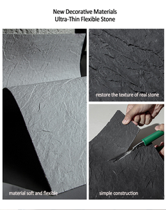 Lastre di porcellana morbida pietra artificiale flessibile argilla <span class=keywords><strong>ardesia</strong></span> parete pannello di pietra di roccia per la decorazione della parete interna esterna - Product Image 3
