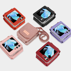 VIETAO Funda de cuero con billetera para <span class=keywords><strong>Samsung</strong></span> para Galaxy <span class=keywords><strong>Z</strong></span> <span class=keywords><strong>Flip</strong></span> 6 PC Funda para teléfono móvil Correa cruzada Stock para <span class=keywords><strong>Z</strong></span> <span class=keywords><strong>Flip</strong></span> 5 4 <span class=keywords><strong>3</strong></span> - Product Image 3