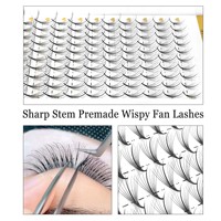 CoMango 5D 7D 9D Cils préfabriqués en éventail souples, volume ultime, base pointue, confort optimal pour extension de cils