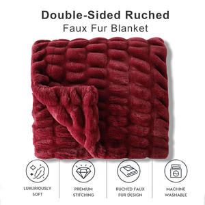 Пледы из искусственного меха: нелиняющие, теплые, уютные, мягкие, пушистые, плюшевые, двусторонние, для праздничного подарка - Product Image 1