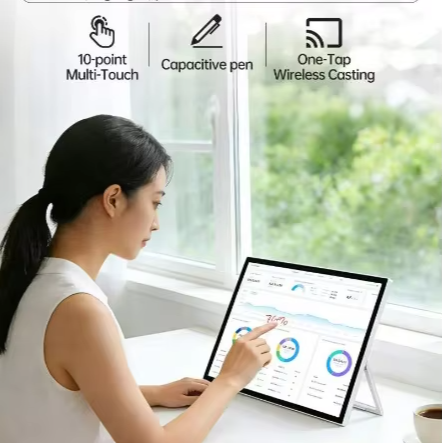 Leaderhub U245M 10-point Multi-touch One-tap Wireless Casting for Home Use and Online Education and Entertainment