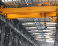 Pont roulant à double poutre de style européen Yiteng, palan électrique 40 tonnes, hauteur de levage 20m, portée 10m, roulement moteur