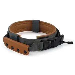 Tactical Quick Release Soft PU Polsterung Nylon Hunde halsband mit Griff für Golden Retriever Blado Police Dog