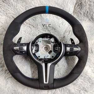 Volant en fibre de carbone avec écran LED personnalisé pour <span class=keywords><strong>BMW</strong></span>, adapté aux modèles M3 M4 M5 F23 F20 F30 F32 F35 F82 F10 F15 F18 E87 E90 - Product Image 3