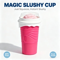 Offre Spéciale : Gobelet Magique à Slushy avec Pack de Glace – Préparateur Instantané de Slushy Sans Mixeur pour l'Été – DIY pour Enfants – OEM/ODM – Logo Personnalisé