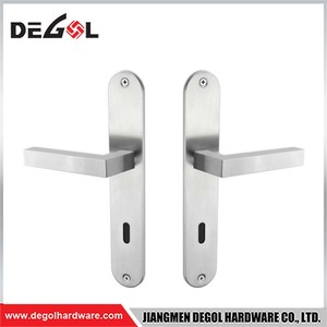 Manija de puerta de acero/acero inoxidable de diseño moderno con placa de cubierta de Rosa Manija de ventana de buena venta para uso en hoteles
