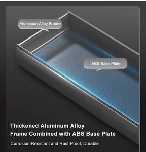 HNOSS Panier coulissant pour unité de verre Support de rangement pour cuisine Organisateur de garde-manger extractible - Product Image 4