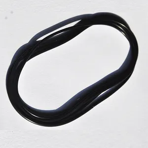 黑色导电硅胶模塑环和垫圈，炭黑填充硅胶emi屏蔽硅胶垫圈