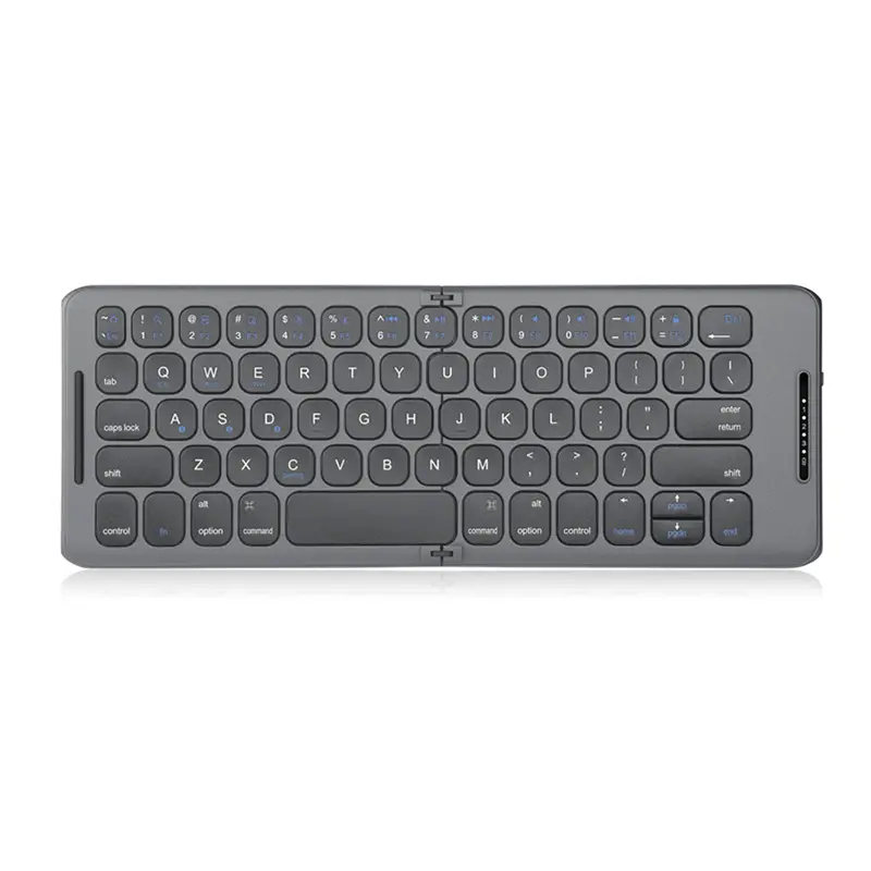 Dempen Opvouwbare Bluetooth Draadloze Toetsenbord Aluminium Mac Win-Dows Android