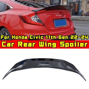 สปอยเลอร์หลังรถยนต์สำหรับ Honda Civic รุ่นที่ 11 ปี 2022-2024 อุปกรณ์ตกแต่งรถยนต์ ปีกหลังรถยนต์สำหรับดัดแปลง - Product Image 1