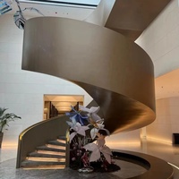 VIKO 2024 Escalier circulaire à la mode et luxueux Pierre naturelle Foshan