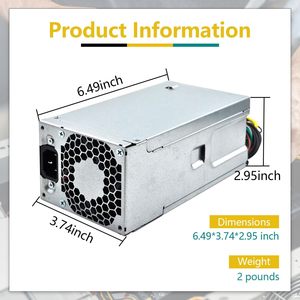 Fuente de Alimentación de Escritorio HK-HHT de 400W Compatible con los Sistemas <span class=keywords><strong>ProDesk</strong></span> 280/285/288/480/680/800 Serie MT <span class=keywords><strong>600</strong></span> <span class=keywords><strong>G4</strong></span> L04618-400/800 - Product Image 4