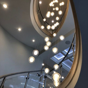 Tùy Chỉnh Lớn Sang Trọng Hiện Đại Thủy Tinh Ánh Sáng Mặt Dây Chuyền Thiết Kế Mới LED Ktv Đèn Chùm Cho Không Gian Thương Mại Khách Sạn Không Gian Thương Mại Khách Sạn - Product Image 2