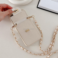 Pochette de téléphone portable à bandoulière tendance pour iPhone 18 Pro Max, tous modèles 17, 16, 15, housse de téléphone en cuir antichoc 14, 13