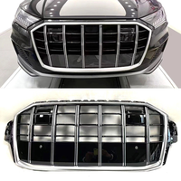 Nouvelle Grille de Pare-chocs Avant PNB ABS de Haute Qualité pour Audi Q7 SQ7 2021-2024, Cadre Chromé, Kit de Mise à Niveau de Voiture Facelift, Garantie 1 An