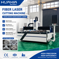 Machine de découpe laser à fibre industrielle en acier inoxydable de haute précision professionnelle HXF-3015, système de contrôle Cypcut, CNC 3 axes AI