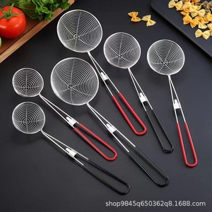 Louche passoire en acier inoxydable à mailles fines pour cuisine, idéale pour fondue, raviolis, thé au lait, gelée de noix de coco - Product Image 3