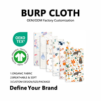 Langes à épaules en mousseline de coton pur 6 couches, forme personnalisée, en tissu biologique, super absorbants, essentiels pour nouveau-nés et bébés