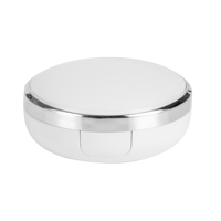 A017 Vente en gros – Étui vide scellé pour coussinnet cosmétique, emballage portable avec miroir, couleur nude – Prix
