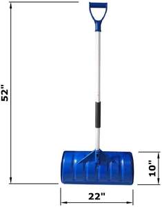 مجرفة ثلج بلاستيكية احترافية عالية الأداء بسعر مناسب، أداة دفع الثلج اليدوية بالجملة - Product Image 4
