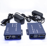 Extensor de Consola KVM USB VGA Sobre CAT6 UTP 300 pies