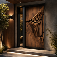 Portail de sécurité moderne en aluminium, grille de clôture antivol pour jardin, entrée pivotante extérieure pour villa résidentielle, personnalisable