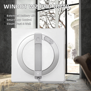 Robot nettoyeur de vitres entièrement automatique Ecovacs WINBOT W2 PRO, aspirateur électrique intelligent pour la maison, moteur sans balais - Product Image 2
