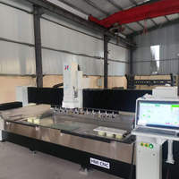 Centro de Mecanizado CNC para Vidrio y Piedra de 2500x2500mm, 5 Ejes, Automático, para Fresado, Perforación, Pulido y Tallado