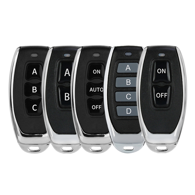 Wireless 433.92MHz 315MHz Learning Fixed Code RF Universal Gate Duplicator Cloning Remote Control for Garage Door