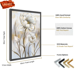 UNIART fabbrica di lusso <span class=keywords><strong>in</strong></span> <span class=keywords><strong>fiore</strong></span> scintillante <span class=keywords><strong>arte</strong></span> del <span class=keywords><strong>fiore</strong></span> con accenti onda d'oro per interni prestigiosi decorazione per la casa di <span class=keywords><strong>arte</strong></span> della parete - Product Image 3