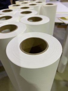 Tinta acuosa impermeable 320gsm poliéster venta al por mayor mate lienzo en blanco - Product Image 3