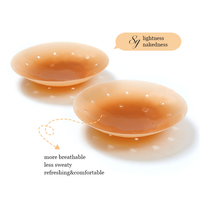 Couvre-mamelon lavable et respirant Réutilisable Invisible Round Shape Silicone Bra Pads Breast Pasties Sexy Confortable Nipple Stick