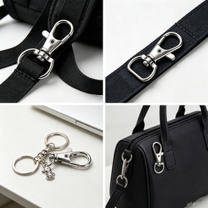 Großhandel Zinklegierung Nickelfreie Drehbare Ringschnallen mit Netzdekoration für Gürtel - Product Image 5