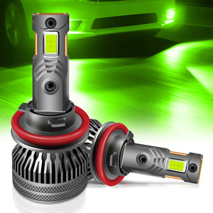 70W Haute Puissance H1 Double Tube Cuivre LED Phare Voiture Vert/Citron Vert Antibrouillard 12V Nouveau 6000K Montage Universel - Product Image 6
