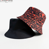 Chapeau de pêcheur Landfond New Ghost Pattern à imprimé tournesol pour femme, chapeau d'été pour l'extérieur, protection solaire