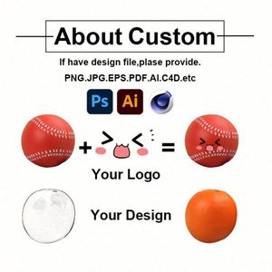 High Density Custom Logo Printed Pu <b>Foam</b> <b>Shaped</b> Cute Soft Stress Ball Baseball Promotional Gift Squeeze Toy - Product Image 3