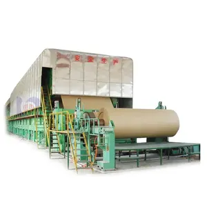 Jumbo Roll Corrugated Paper Making Mill Machinery Manufacturer Raw Material Banana Waste Carton