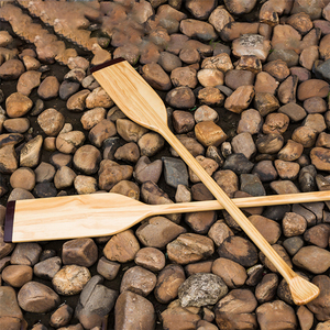 Pagaie En Bois Naturel Pour Bateau-dragon – Poignée Ergonomique, Entraînement, Compétition Ou Décoration – 4 Tailles Disponibles (50 à 80 Cm)