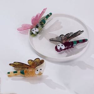 กิ๊บติดผมรูปแมลงปอและฉลามสุดหรูกิ๊บหนีบผมสำหรับผู้หญิง - Product Image 5