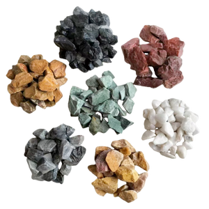 Levendige natuurlijke stenen, getrommelde gekleurde kiezelsteentjes & gemengde kleuren stenen voor tuin- en aquariumdecoratie - Product Image 5