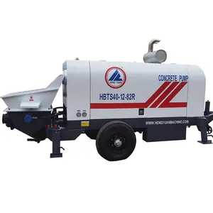 Popular HBTS40 Diesel High Pressure Concrete Pump Pumping Equipment Supplier Concrete Pumping Machinery With Factory Price