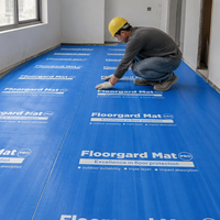Protection de sol, tapis de protection pour sols en carrelage et stratifié dans les zones de travail des entrepreneurs