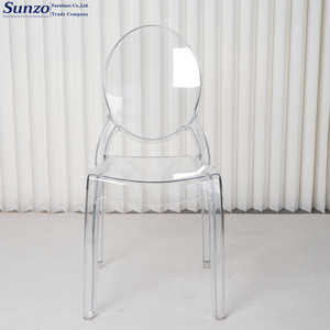 Vente en gros de chaises transparentes <span class=keywords><strong>Victoria</strong></span> Ghost de luxe PC pour événements, banquets, repas, chaises pour extérieur, location d'appartement - Product Image 1