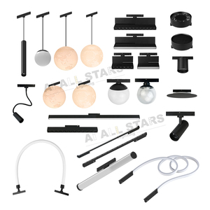 Éclairage de <span class=keywords><strong>magasin</strong></span> et de salle d'exposition : <span class=keywords><strong>Rail</strong></span> magnétique encastré, Luminaires LED magnétiques sur <span class=keywords><strong>rail</strong></span>, <span class=keywords><strong>Rail</strong></span> magnétique LED extrêmement étroit de 5 mm - Product Image 2