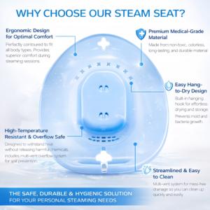 Asiento de Vapor Yoni Detox de Alta Calidad al por Mayor, Silicona de Grado Médico, Ecológico, Seguro, Portátil, Spa en Casa, Salud <span class=keywords><strong>Vaginal</strong></span> - Product Image 3